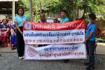 ประสานงานการมอบเงินช่วยเหลือผู้ประสบอุทกภัยน้ำป่าไหลหลากและใ