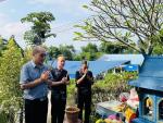 ร่วมกันไหว้สักการะสิ่งศักดิ์สิทธิ์และเจ้าที่ประจำสำนักงานเพื